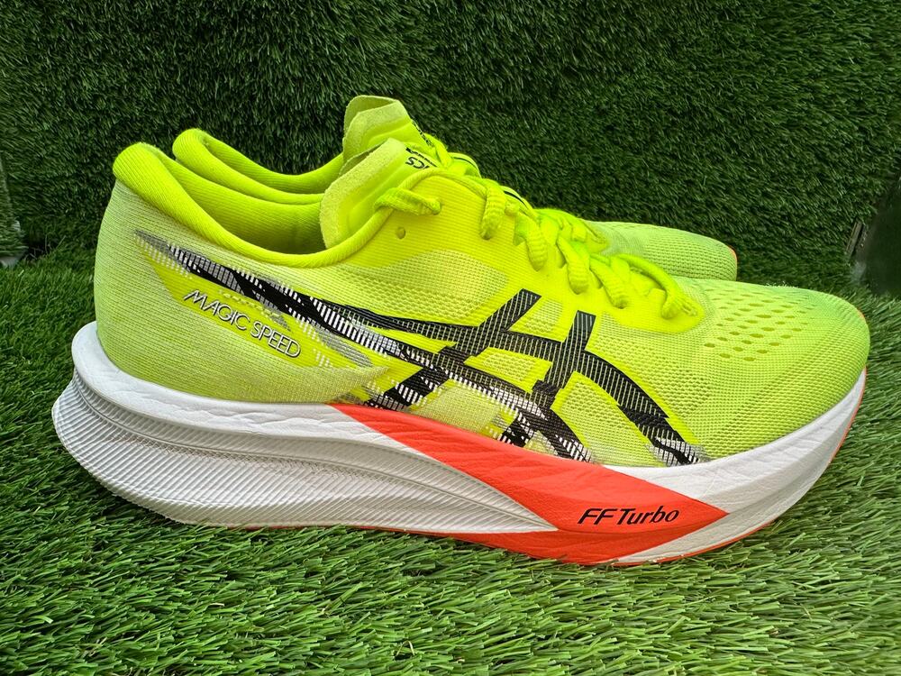 Asics Magic Speed 4 1012B676 Athletic Sneaker Women's 10.5 Yellow Mesh Running